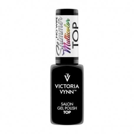 Gel Polish Top No Wipe Shimmer Multicolor  8 ml Victoria Vynn