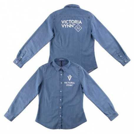 It's me Victoria Vynn Jeans Shirt size. L.