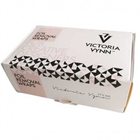 Folie do usuwania lakieru hybrydowego - Remover Wraps - 50 szt Victoria Vynn