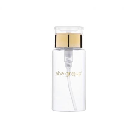 Dispenser with pump - white with pink cap 150 ml Gold