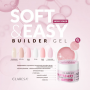 Claresa SOFT&EASY builder gel glam pink 45g