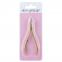 Aba Group Premium cuticle clippers - single spring, gold, 5mm