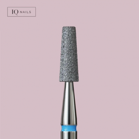 Diamond drill bit for cuticles, medium – flat end taper IQNAILS 15