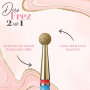 Drill bit ball-shaped cutter with grit 2in1 DuoFrez IQNAILS 20