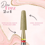 Drill bit in the shape of a rounded cone with 2w1 SOFT DuoFrez IQNAILS 21