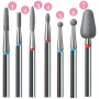 Set of Maxi - 7 drill bits diamond cuticle remover IQNAILS 22