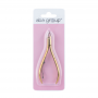 Aba Group Premium cuticle clippers - single spring, gold, 3mm (1135s)