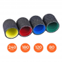 Medisterill Abrasive caps for pedicure , Clavier ,  Pedicure PodoCaps 10mm 80 grit – 10pcs.