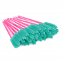 Eyelash and eyebrow spiral brush, Clavier 50 pcs. - turquoise-pink 2