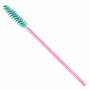 Eyelash and eyebrow spiral brush, Clavier 50 pcs. - turquoise-pink 2