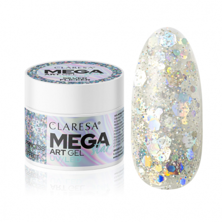 Claresa MEGASTAR SILVER FLICKER Gel - 10g