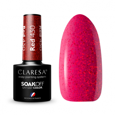 Claresa GEL POLISH RED 430 - 5g