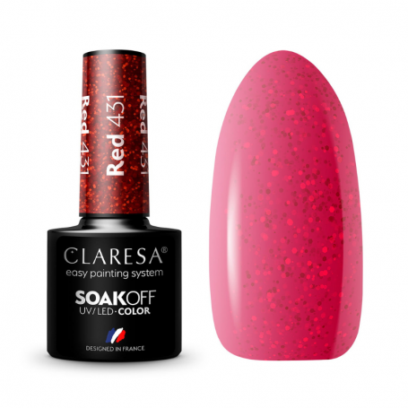 Claresa GEL POLISH RED 431 - 5g