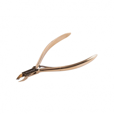 Aba Group Cuticle clippers - single spring, gold, 5mm (1130)