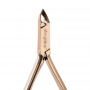 Aba Group Cuticle clippers - single spring, gold, 5mm (1130)