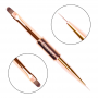 2in1 Gel Brush with Crystals Clavier 6mm/10mm, Gold