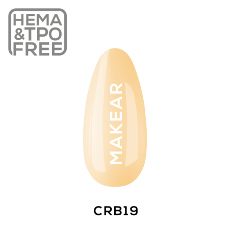 CRB19 Nude Yellow - Color Rubber Base 8ml Makear