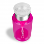 Pump Dispenser Clavier, for liquids, cleaner, acetone - pink - silver 180 ml - 1 pc.