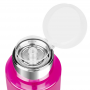 Pump Dispenser Clavier, for liquids, cleaner, acetone - pink - silver 180 ml - 1 pc.