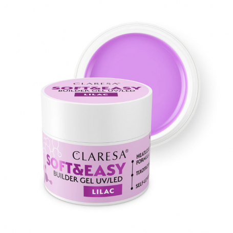 Claresa Żel budujący SOFT&EASY builder gel Lilac 12g