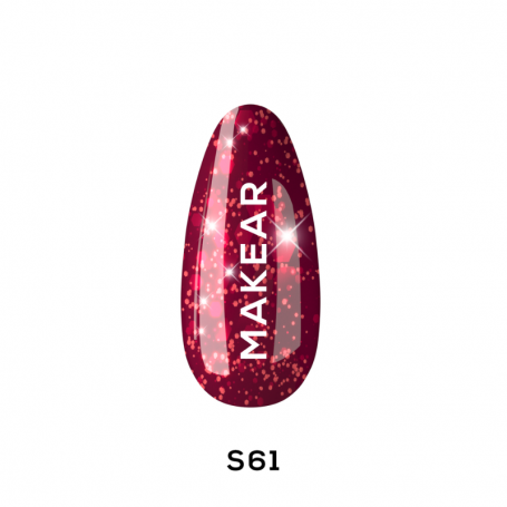 S61 Cherry Star Lakier hybrydowy 8ml Makear