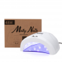 Nail lamp dual UV/LED Molly Nails 1S for hybrid varnishes, gels and acrylic gels 48W white