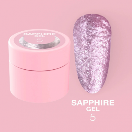 Sapphire is a gel glitter paste Gel №5 - 5ml LUNAMOON