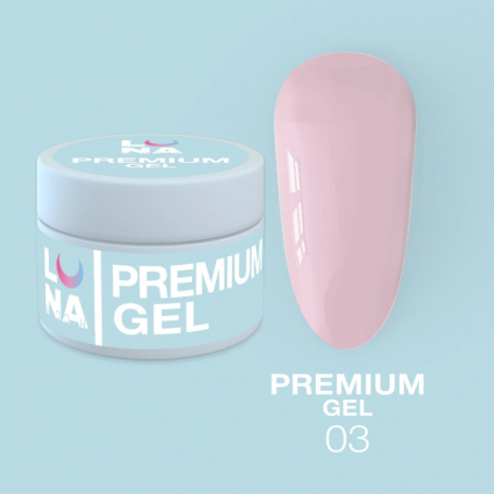 Żel do przedłużania Premium Gel №3 - 15ml LUNAMOON