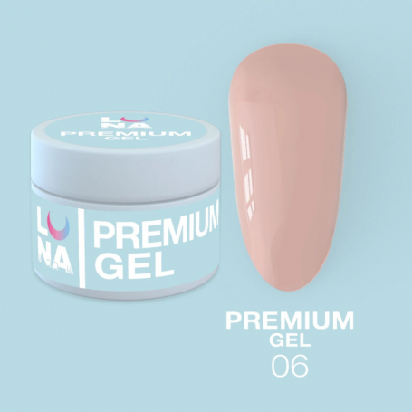 Żel do przedłużania Premium Gel №6 - 15ml LUNAMOON