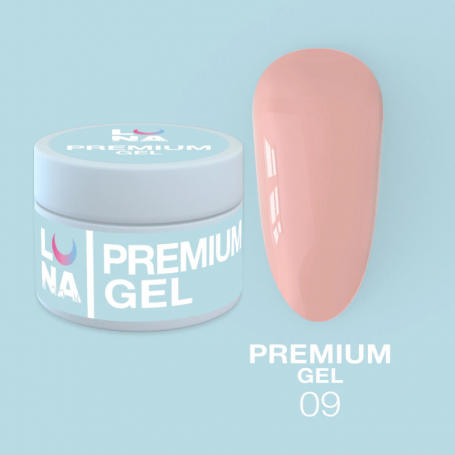 Żel do przedłużania Premium Gel №9 - 15ml LUNAMOON