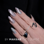 MCL03 Silver Purr - Gel Polish Cat Eye 8ml Makear