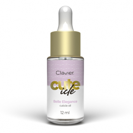 Cuticle and nail oil with a pipette CUTE ICLE Clavier, Belle Elegance, 12ml