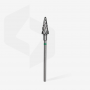 Carbide nail drill bit cone green EXPERT head diameter 6 mm / working part 14 mm