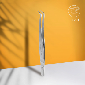 Staleks Professional eyelash tweezers EXPERT 40 TYPE 12 (L-shaped, 65') Staleks Professional eyelash tweezers EXPERT 40 TYPE 12 (L-shaped, 65')