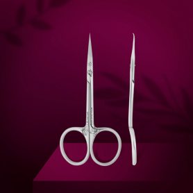 Staleks Professional cuticle scissors with hook EXCLUSIVE 21 TYPE 1 (magnolia) Staleks Professional cuticle scissors with hook EXCLUSIVE 21 TYPE 1 (magnolia)
