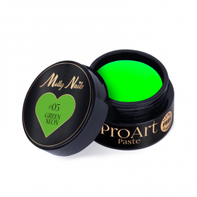 ProArt Paste Molly Nails Green Neon HEMA/Di-HEMA Free 5g No. 5 ProArt Paste Molly Nails Green Neon HEMA/Di-HEMA Free 5g No. 5