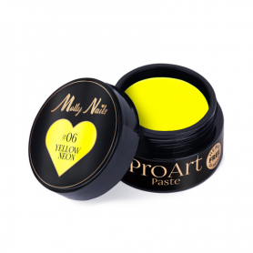 ProArt Paste Molly Nails Yellow Neon HEMA/Di-HEMA Free 5g No. 6 ProArt Paste Molly Nails Yellow Neon HEMA/Di-HEMA Free 5g No. 6