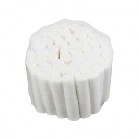 Cotton pedicure rollers - 50 pcs (length 38mm diameter 8mm)