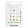 16 Semilac Water stickers for nails Art Flowers